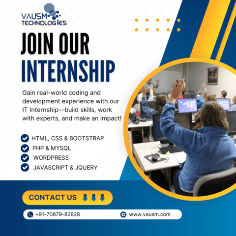 Launch Your IT Career with VAUSM Technologies’ Internship Program!